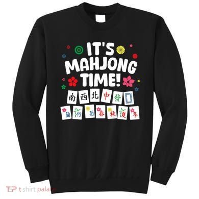 Cute Mahjong Design For Tile Game Mahjong Player Sweatshirt