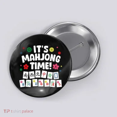 Cute Mahjong Design For Tile Game Mahjong Player Button