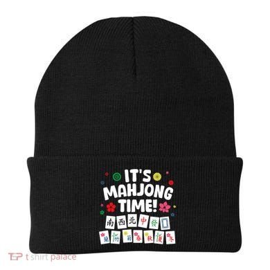 Cute Mahjong Design For Tile Game Mahjong Player Beanie