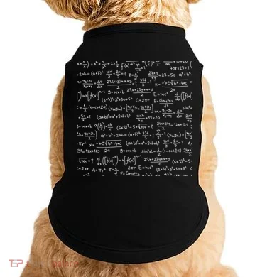 Cool Math Equations Work Board Doggie Tank
