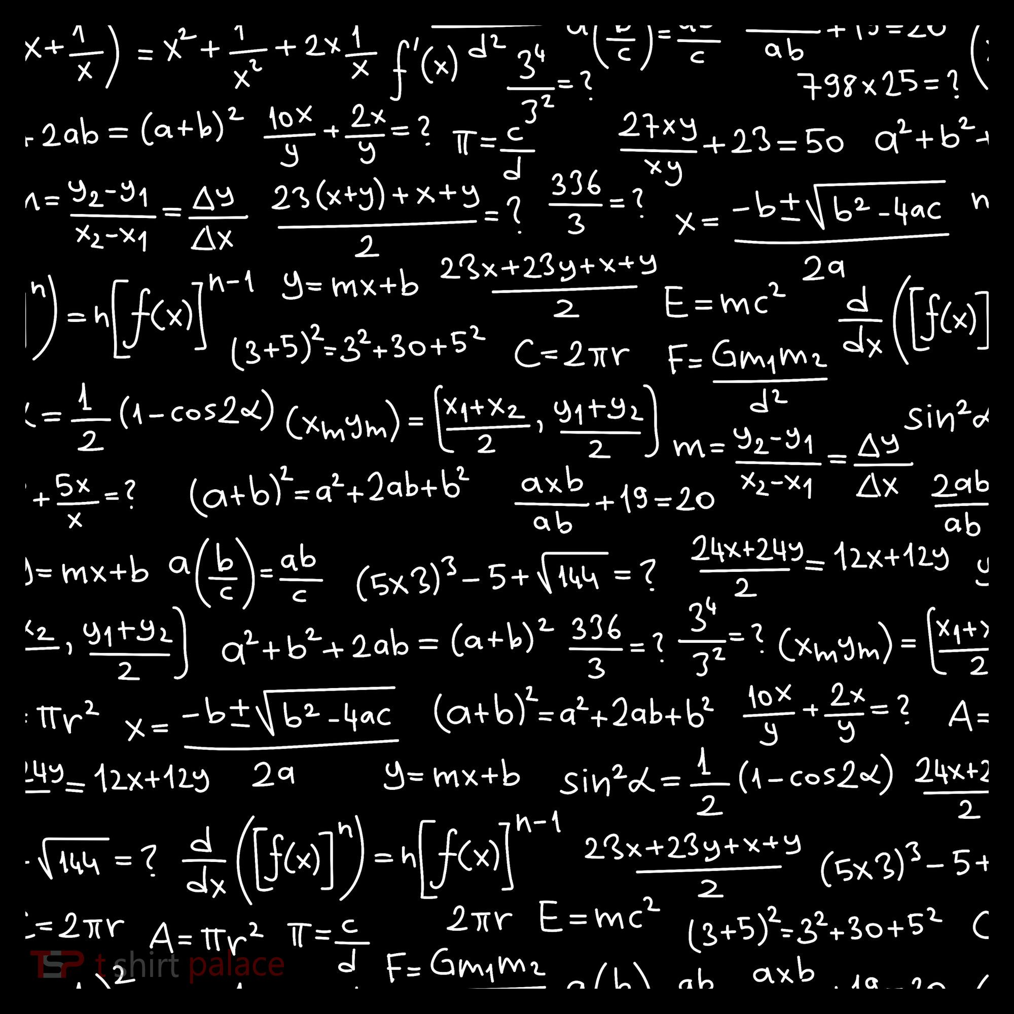 Cool Math Equations Work Board Coaster