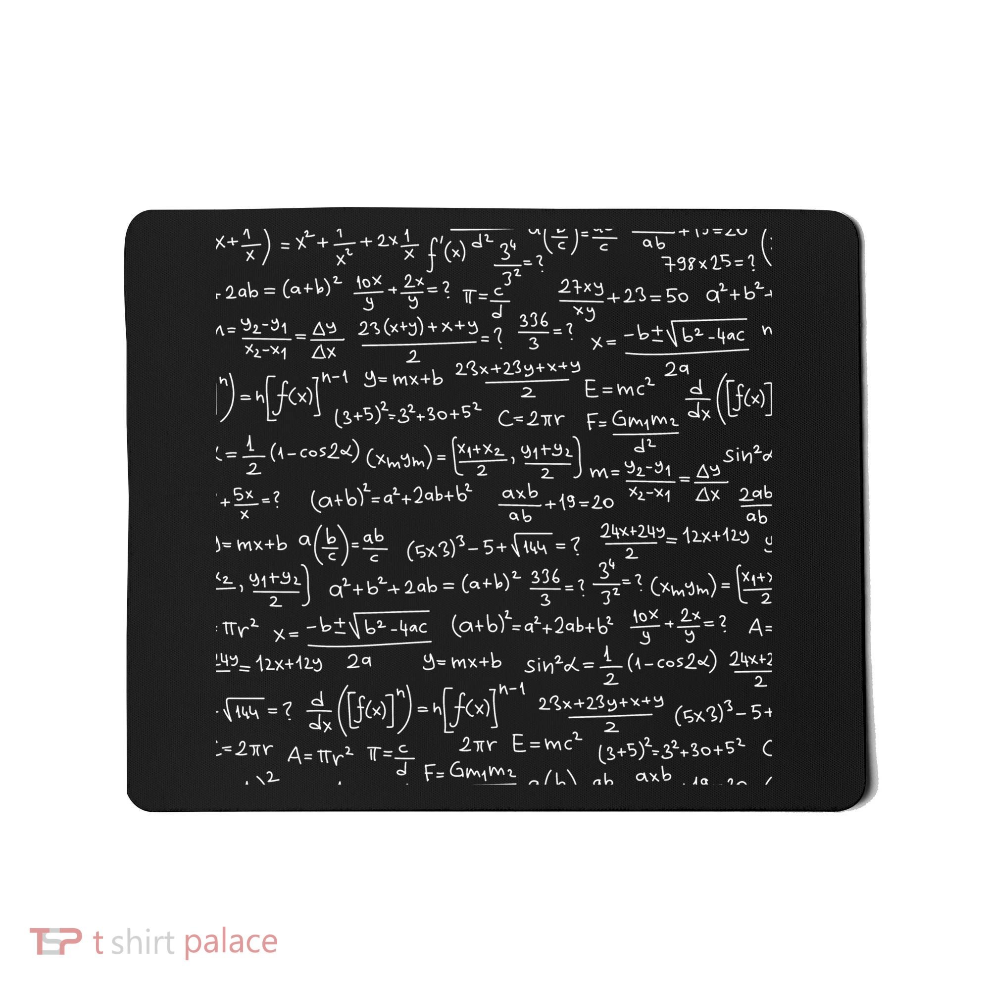 Cool Math Equations Work Board Mousepad