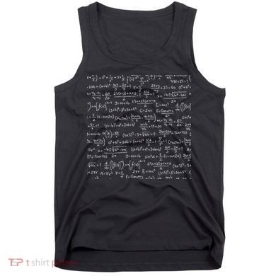Cool Math Equations Work Board Tank Top