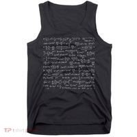 Cool Math Equations Work Board Tank Top thumb 0