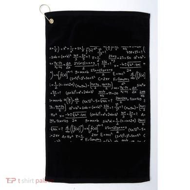 Cool Math Equations Work Board Golf Towel