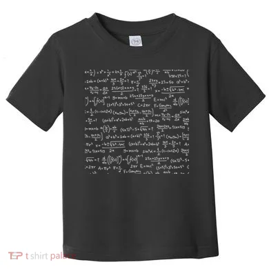 Cool Math Equations Work Board Toddler T-Shirt