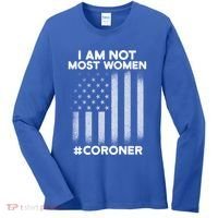Coroner Medical Examiner Most Investigator Meaningful Gift Women's Long Sleeve Shirt thumb 0