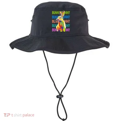 Cute Multicolor Easter Bunny Rabbit Bucket Hat