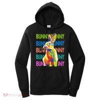 Cute Multicolor Easter Bunny Rabbit Women's Hoodie thumb 0