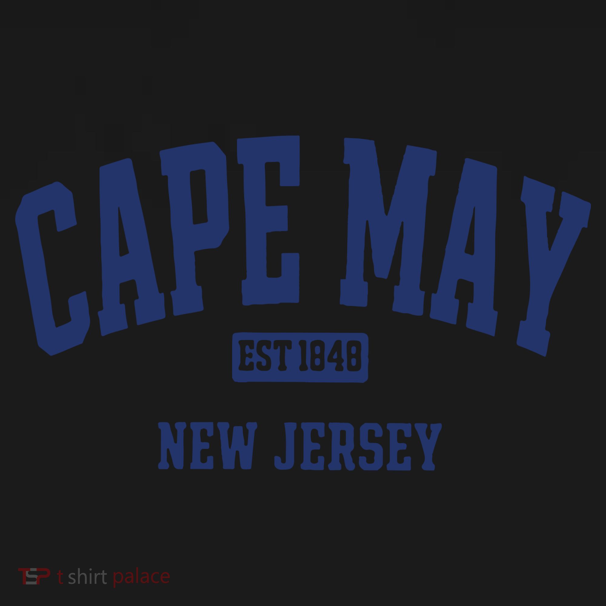 Cape May Est 1848 New Jersey Backpack