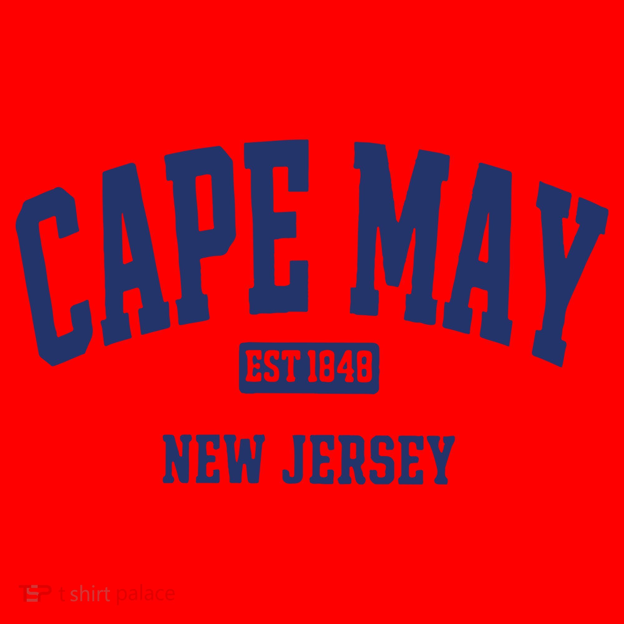 Cape May Est 1848 New Jersey Santa Hat