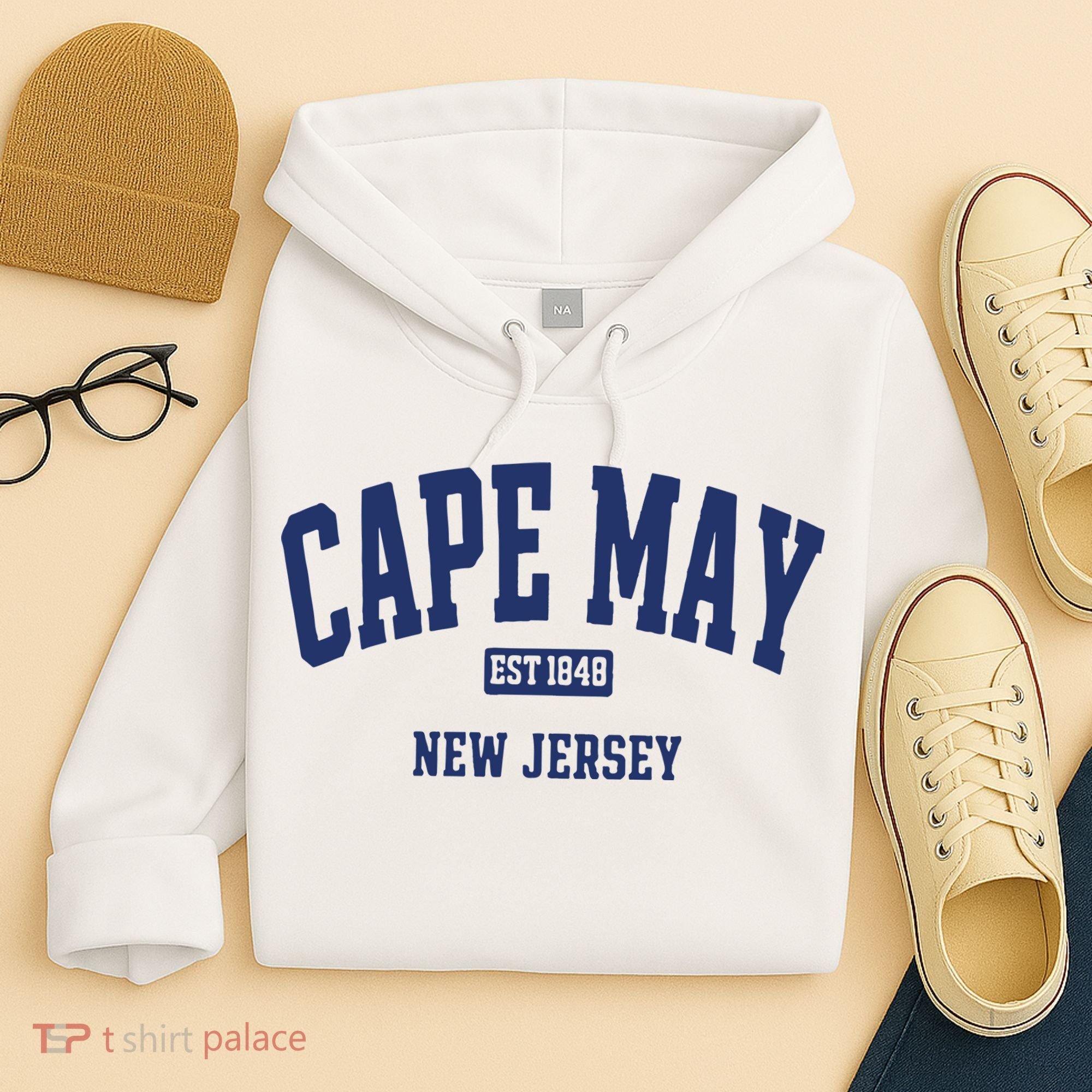 Cape May Est 1848 New Jersey Hoodie