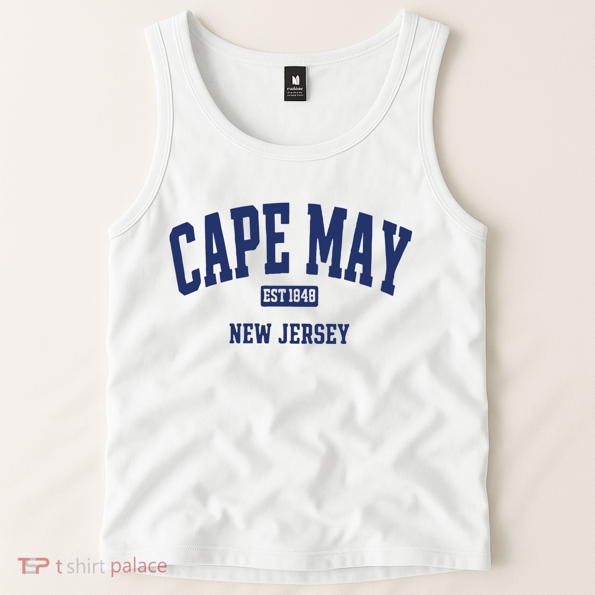 Cape May Est 1848 New Jersey Tank Top