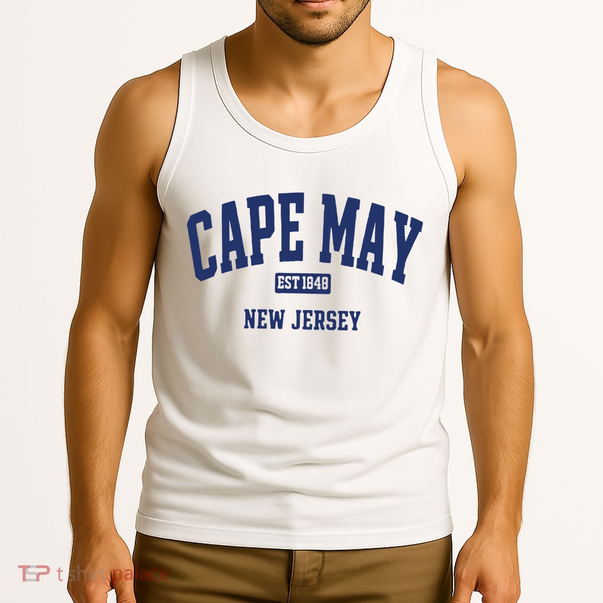 Cape May Est 1848 New Jersey Tank Top