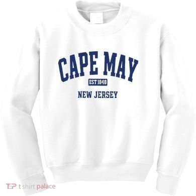 Cape May Est 1848 New Jersey Kids Sweatshirt