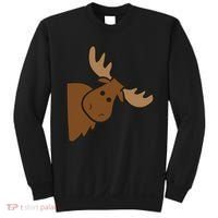 Cute Moose Elk Deer Funny Alaska Moose Sweatshirt thumb 0