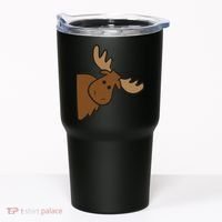 Cute Moose Elk Deer Funny Alaska Moose Tumbler thumb 0