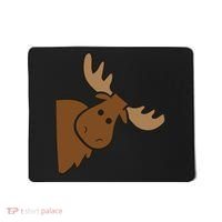 Cute Moose Elk Deer Funny Alaska Moose Mousepad thumb 0