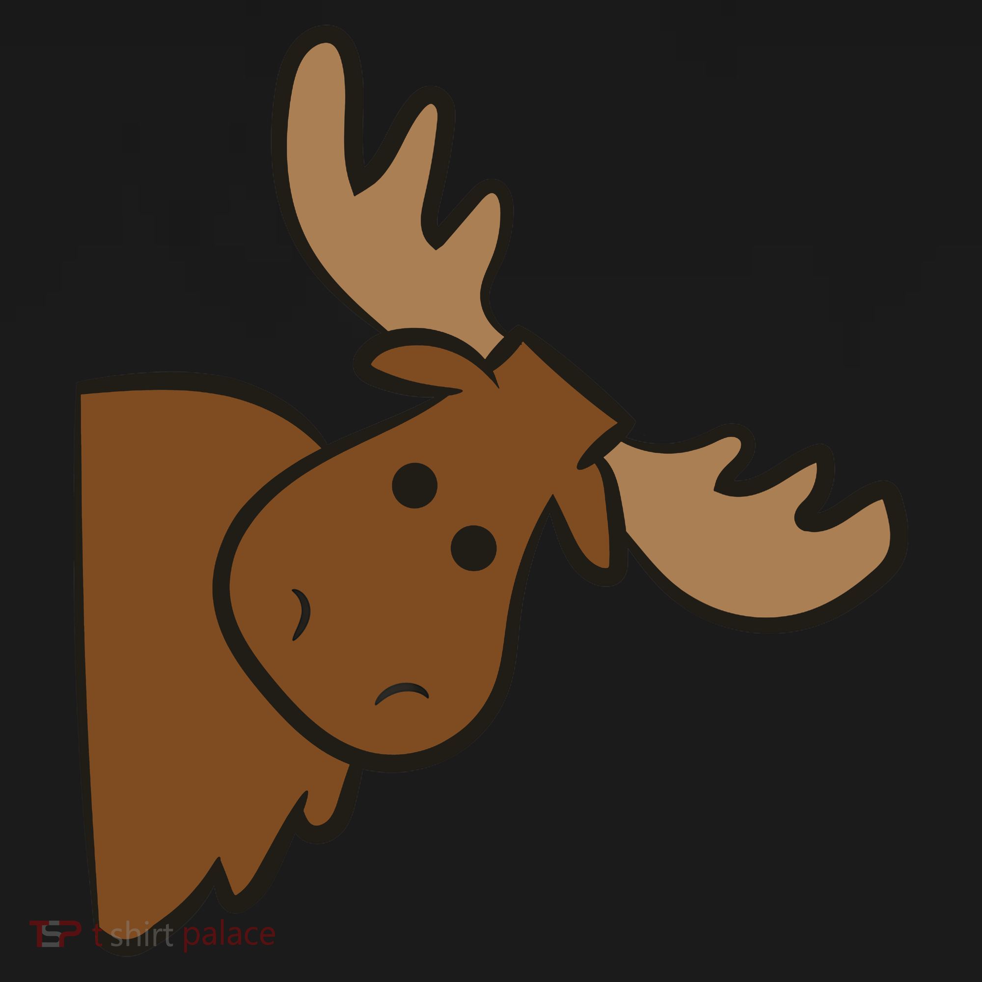 Cute Moose Elk Deer Funny Alaska Moose Ornament