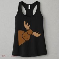 Cute Moose Elk Deer Funny Alaska Moose Women's Tank Top thumb 3