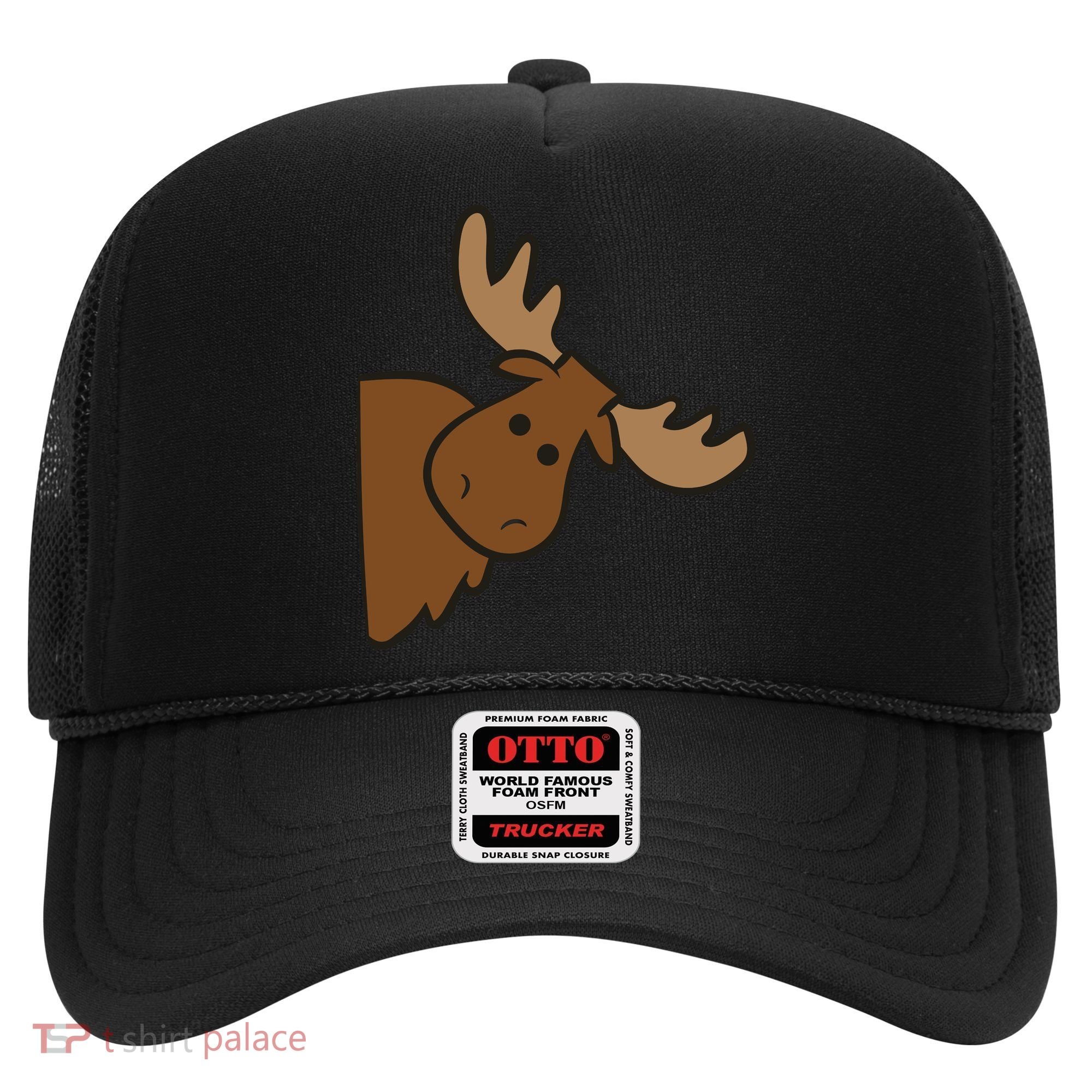 Cute Moose Elk Deer Funny Alaska Moose Hat
