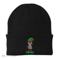 Call Me Elf One More Time Funny Short People Christmas Great Gift Beanie thumb 0