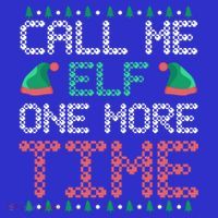 Call Me Elf One More Time Gift Coaster thumb 2
