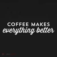 Coffee Makes Everything Better Doggie Tank thumb 4