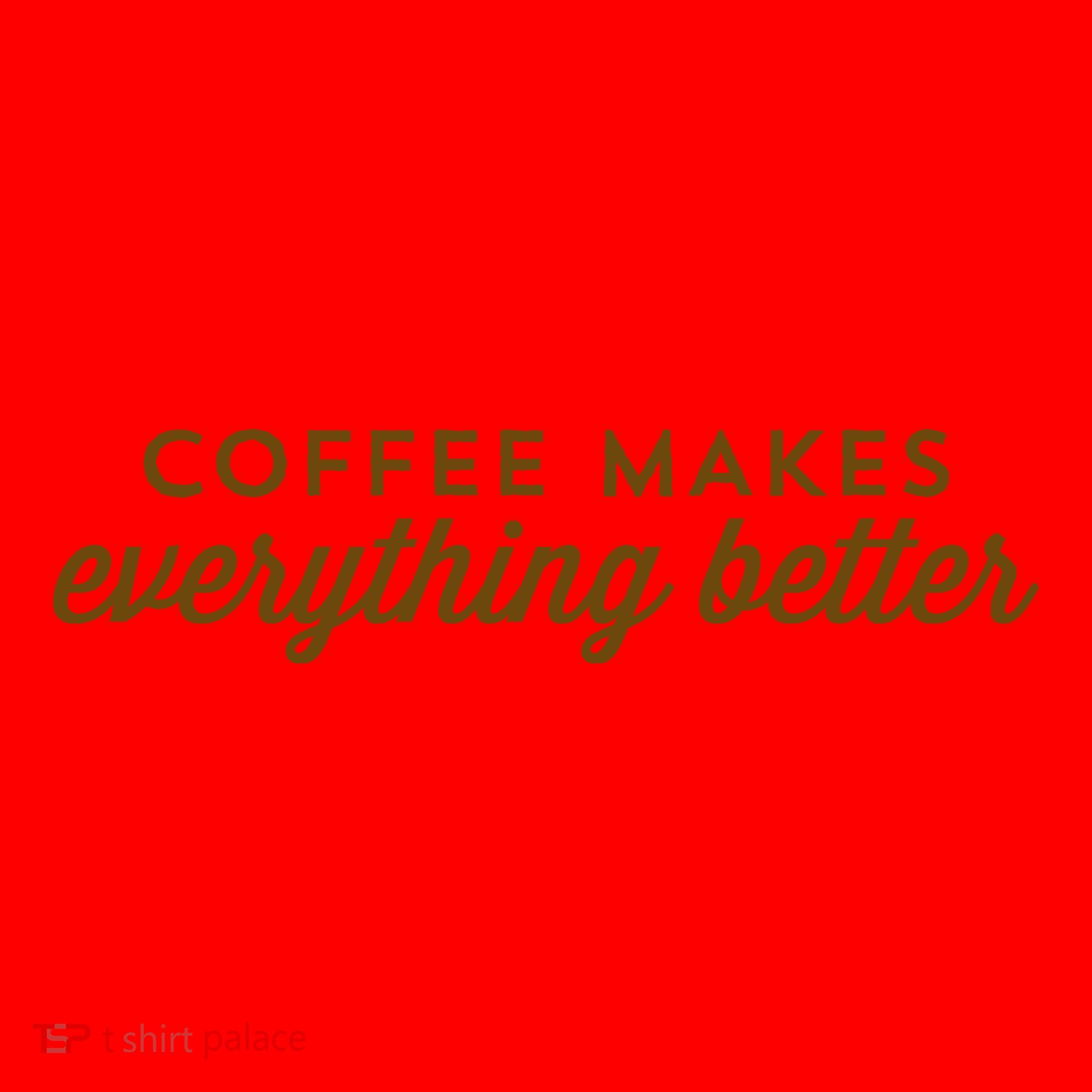 Coffee Makes Everything Better Santa Hat