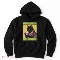 Cat More Espresso Less Depresso Hoodie thumb 0