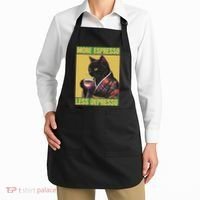 Cat More Espresso Less Depresso Apron thumb 2