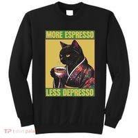 Cat More Espresso Less Depresso Sweatshirt thumb 0