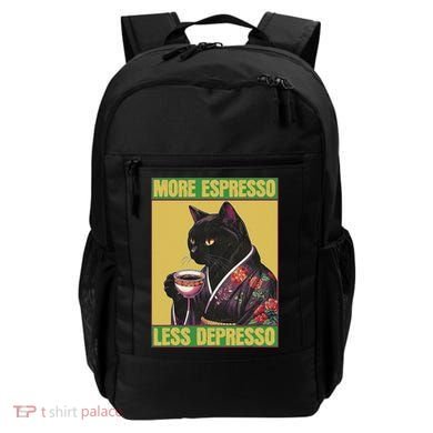 Cat More Espresso Less Depresso Backpack