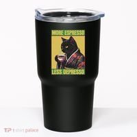 Cat More Espresso Less Depresso Tumbler thumb 0