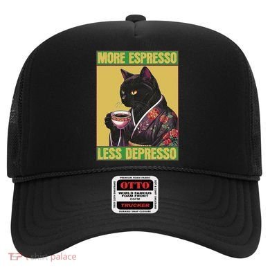 Cat More Espresso Less Depresso Hat