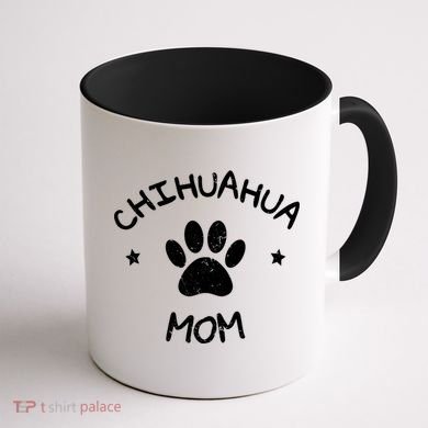 Chihuahua Mom Funny Gift Coffee Mug back