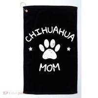Chihuahua Mom Funny Gift Golf Towel thumb 0