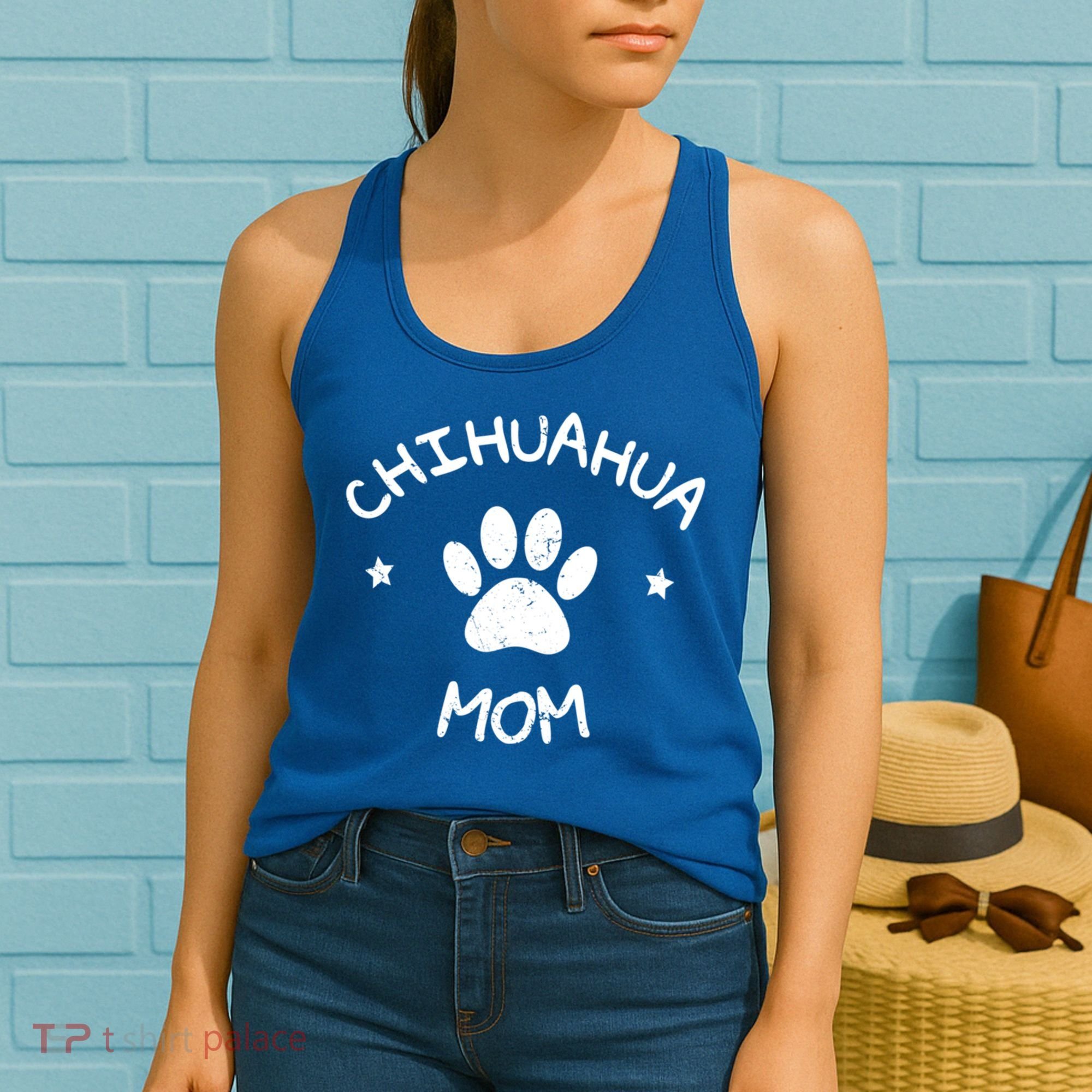 Chihuahua Mom Funny Gift Women's Tank Top