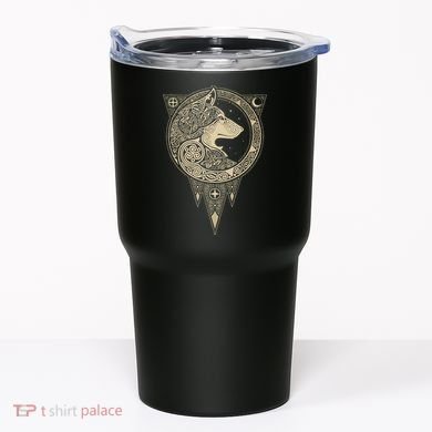 Celtic Mythology Fenrir Wolf Runes Tumbler