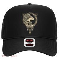 Celtic Mythology Fenrir Wolf Runes Hat thumb 0
