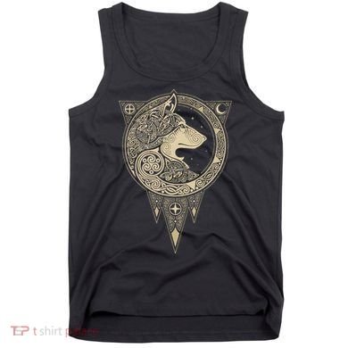 Celtic Mythology Fenrir Wolf Runes Tank Top