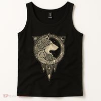 Celtic Mythology Fenrir Wolf Runes Tank Top thumb 2