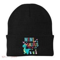 Cute Mimisaurus Flower Butterfly Dinosaur Mother's Day Beanie thumb 0