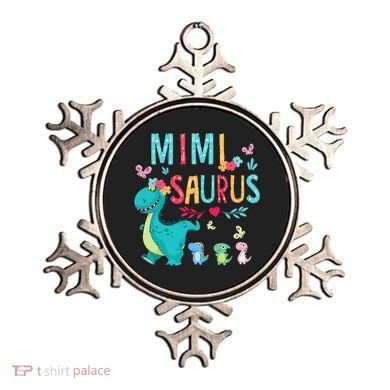 Cute Mimisaurus Flower Butterfly Dinosaur Mother's Day Ornament