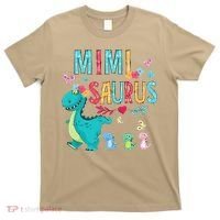 Cute Mimisaurus Flower Butterfly Dinosaur Mother's Day T-Shirt thumb 0