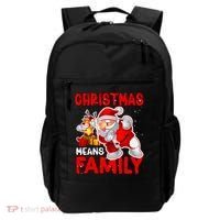 Christmas Means Family Santa Reindeer Backpack thumb 0