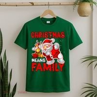 Christmas Means Family Santa Reindeer T-Shirt thumb 2