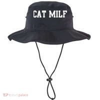 Cat Milf Funny Cat Mom Cat Lovers Cute Gift Bucket Hat thumb 0