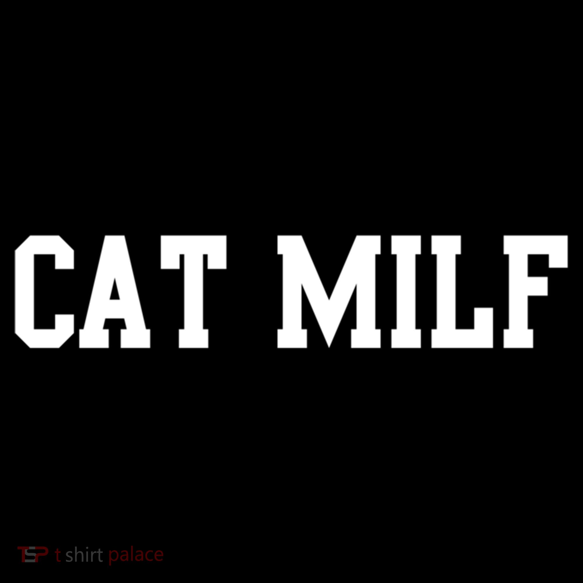Cat Milf Funny Cat Mom Cat Lovers Cute Gift Women's Hoodie