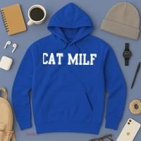 Cat Milf Funny Cat Mom Cat Lovers Cute Gift Hoodie thumb 3